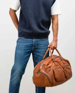 Bolsa de viaje BIBA Stuart de piel