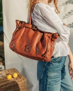 Bolso de hombro BIBA Boston de piel