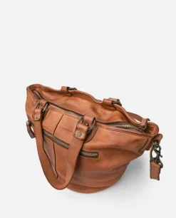 Bolso de hombro BIBA Boston de piel