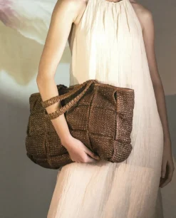 Bolso de hombro BIBA Kenett de piel