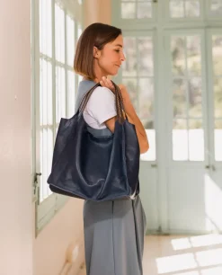 Bolso de hombro BIBA Shawnee de piel