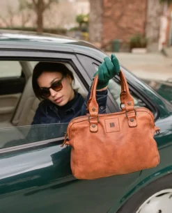 Bolso de mano BIBA Boston de piel