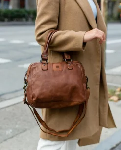 Bolso de mano BIBA Boston de piel