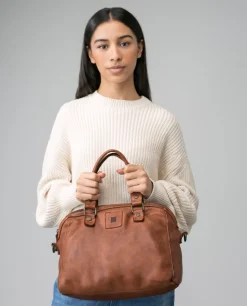 Bolso de mano BIBA Boston de piel