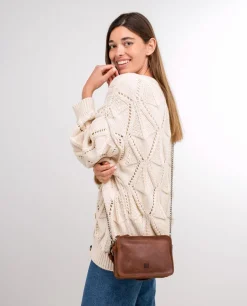 Bolso de mano BIBA Logan Crush de piel