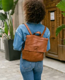 Mochila BIBA Boston de piel