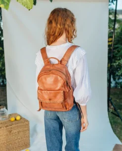 Mochila BIBA Nutbush de piel