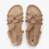 Sandalia BIBA Art Deco de piel